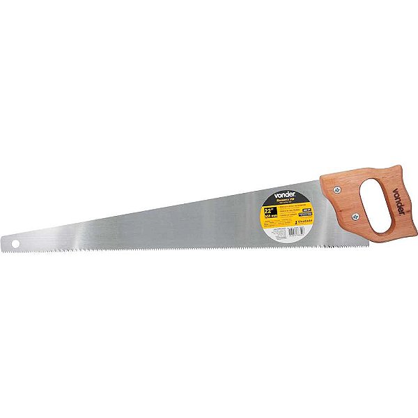 Serrote 22" aço temperado cabo de madeira VD 22 VONDER
