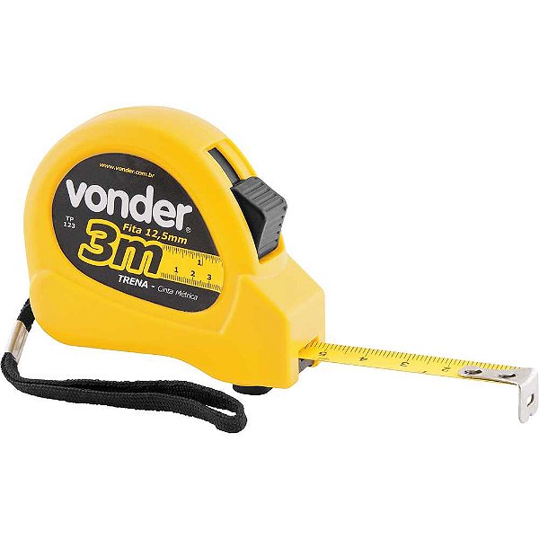 Trena curta de aço 3m x 12,5 VONDER