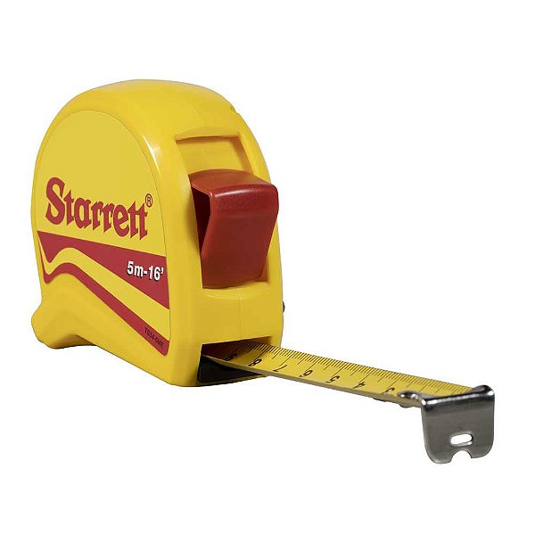 Trena curta de aço 5m x 19mm STS34-5ME display com 36 unidades STARRETT