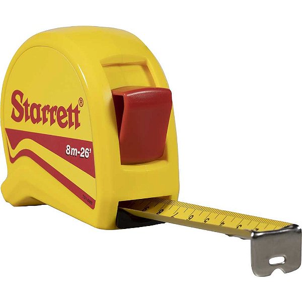 Trena curta de aço 8m x 25mm KTS1-8ME-S STARRETT