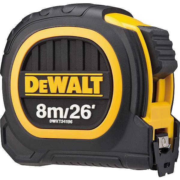 Trena curta de aço 8m x 25mm DWHT34196L DEWALT