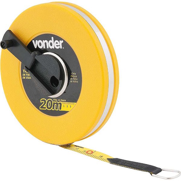 Trena de fibra longa caixa fechada com 20m VONDER