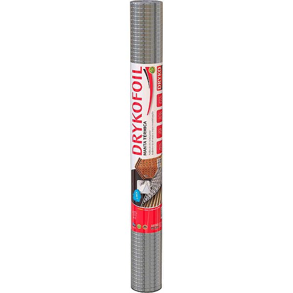 Manta térmica aluminizada 1 face com 50 m² DRYKOFOIL DRYKO