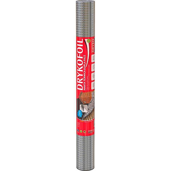 Manta térmica aluminizada 2 faces com 50 m² DRYKOFOIL DRYKO