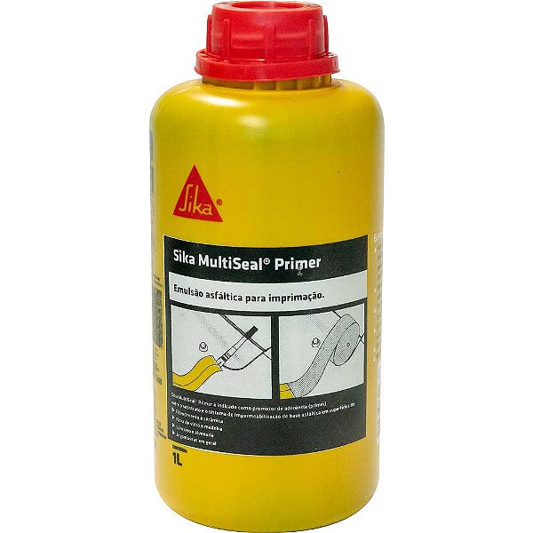 Primer para impermeabilização 1 litro Multiseal SIKA