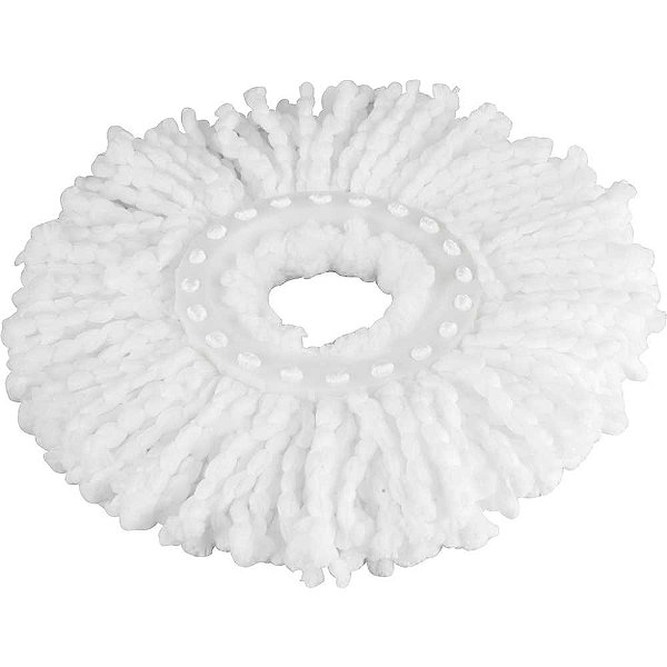 Refil de microfibra para rodo MOP giratório com cesto em aço inox VONDER
