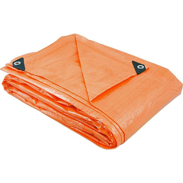 Lona de polietileno laranja 5m x 4m VONDER