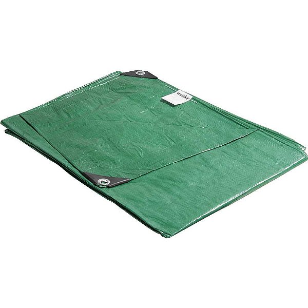 Lona de polietileno verde 3m x 3m VONDER