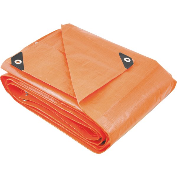 Lona reforçada de polietileno laranja 4m x 3m VONDER PLUS