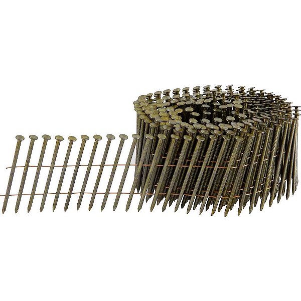 Prego coil ardox 2,1mm x 50mm polido carretel com 300 unidades para o pregador PP 550 VONDER