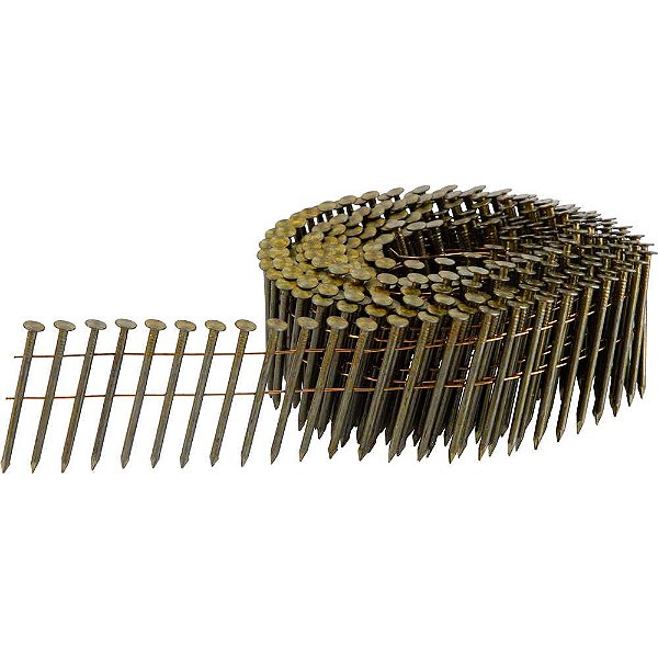 Prego coil liso 2,1mm x 38mm polido carretel com 300 unidades para o pregador PP 550 VONDER