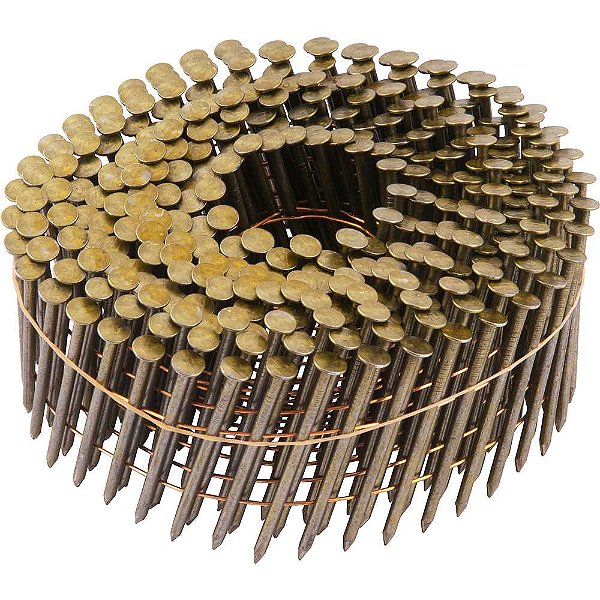 Prego coil liso 2,5mm x 50mm zincado carretel com 300 unidades para o pregador PP 700 VONDER