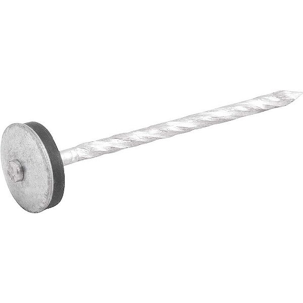 Prego telheiro onda 24 - 18 x 30 pacote com 0,5kg GERDAU