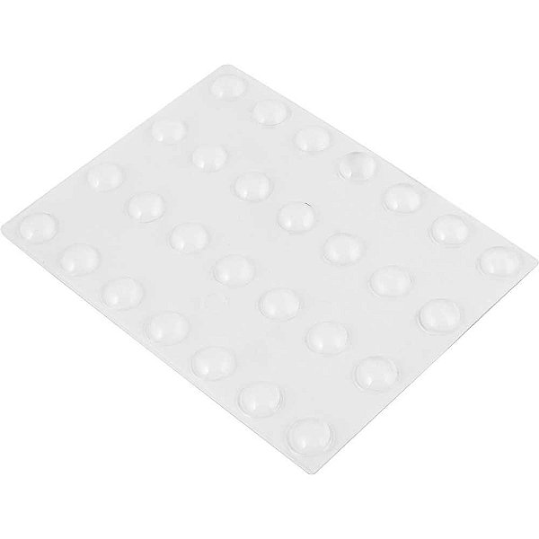 Protetor anti-impacto redondo 8mm x 2,5mm transparente com 28 peças HB004263107 3M