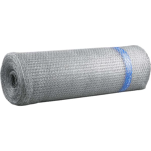 Tela metálica hexagonal viveiro malha 1/2" 24 BWG x 0,8m com 50m MORLAN