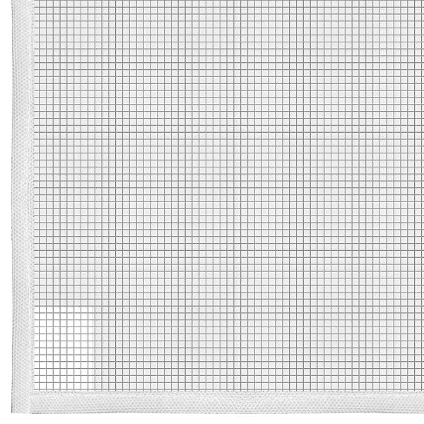 Tela mosquiteiro cinza 1,2m x 1,2m com sistema fixa fácil 5027111 LAHUMAN