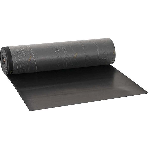 Lençol de borracha natural 3/16" 4,8mm sem lona rolo com 10m x 1m VONDER