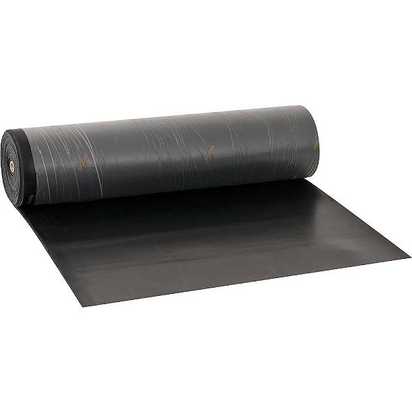 Lençol de borracha nitrílica 1/4" - 6,4mm sem lona rolo com 10m x 1m VONDER