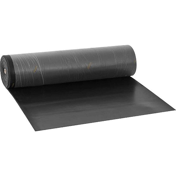 Lençol de borracha sintética 1/16" - 1,6mm sem lona VONDER - contém 1 rolo com 20m x 1m