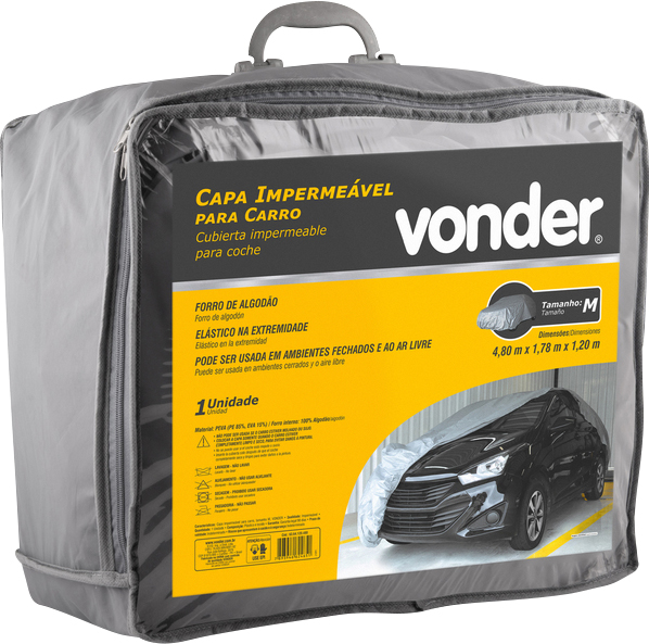 Capa impermeável para carro tamanho M VONDER