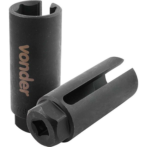 Chave para sonda lambda estriada de 22mm aberta VONDER