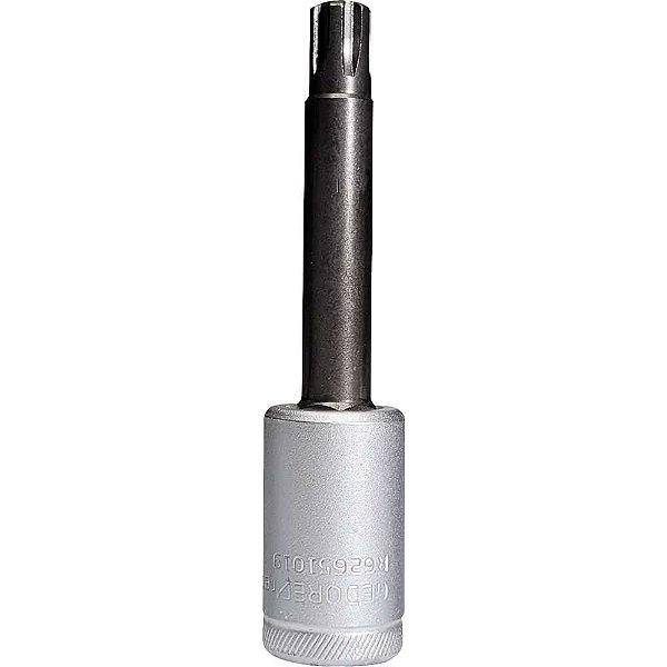 Chave soquete 1/2" perfil Ribe para parafusos de cabeçote do motor M10 longo R62651019 3300282 GEDORE RED