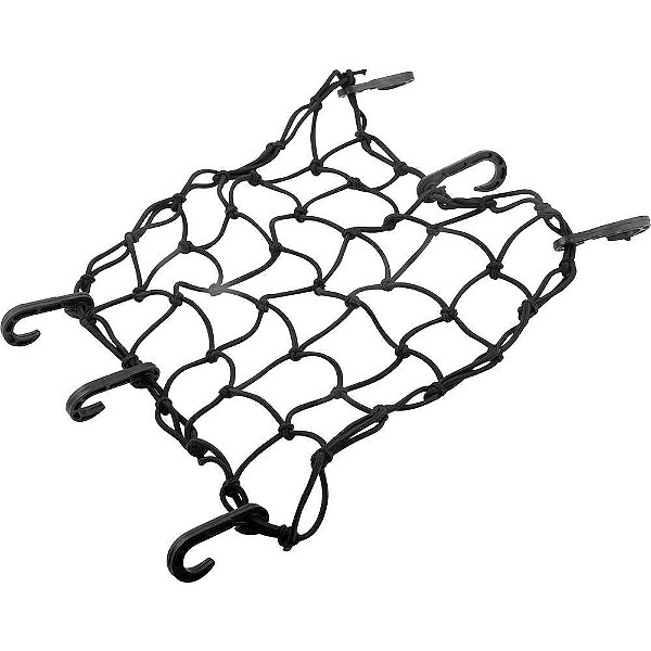 Rede elástica 35cm x 35cm preta MAGNO