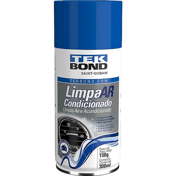 Limpador de ar condicionado carro novo 300ml / 150g spray TEKBOND