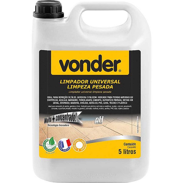 Limpador universal limpeza pesada 5 litros VONDER