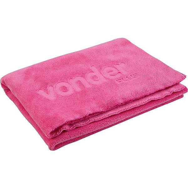 Toalha de microfibra 40cm x 60cm 400 g/m² (gsm) rosa VONDER PLUS