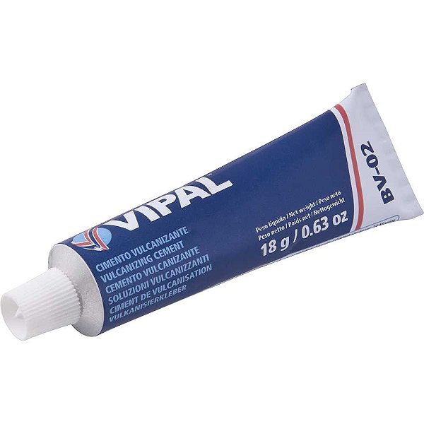 Cimento vulcanizante BV-02 25 ml/18g 470022 VIPAL - 12 unidades