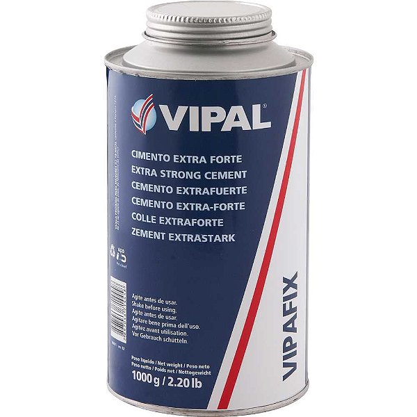 Cola cimento vulcanizante Vipafix 1kg VIPAL
