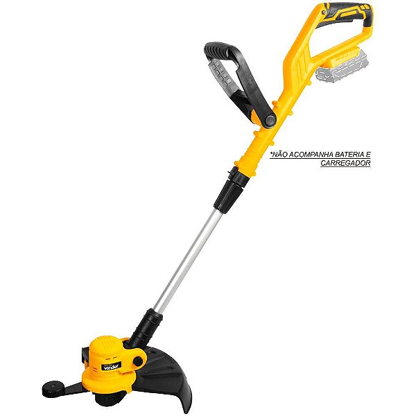 Aparador de grama bateria intercambiável de 18V sem bateria e sem carregador IAGV 1801 VONDER