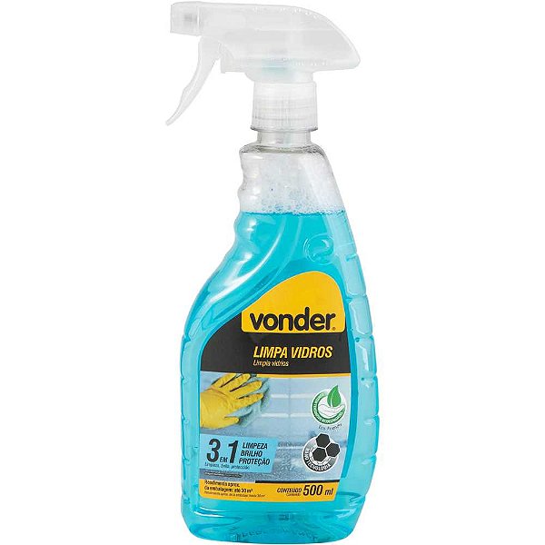 Limpa vidros 3 em 1 pump spray 500ml VONDER