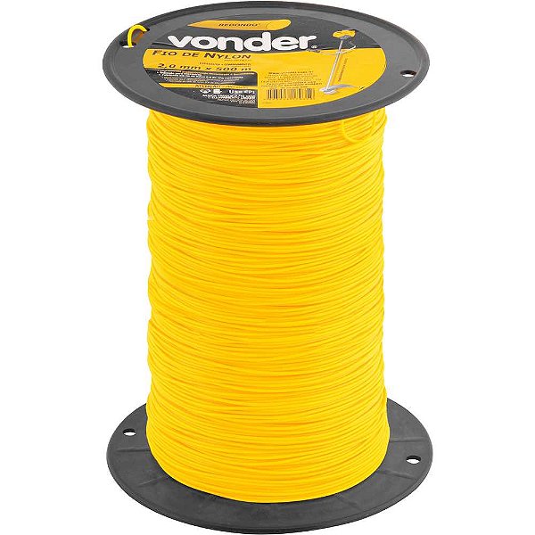 Fio de nylon 2,0mm x 500m redondo VONDER