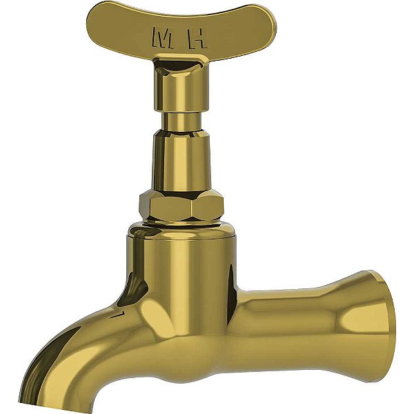 Torneira para tanque de parede 3/4" amarela 8452 DELTA