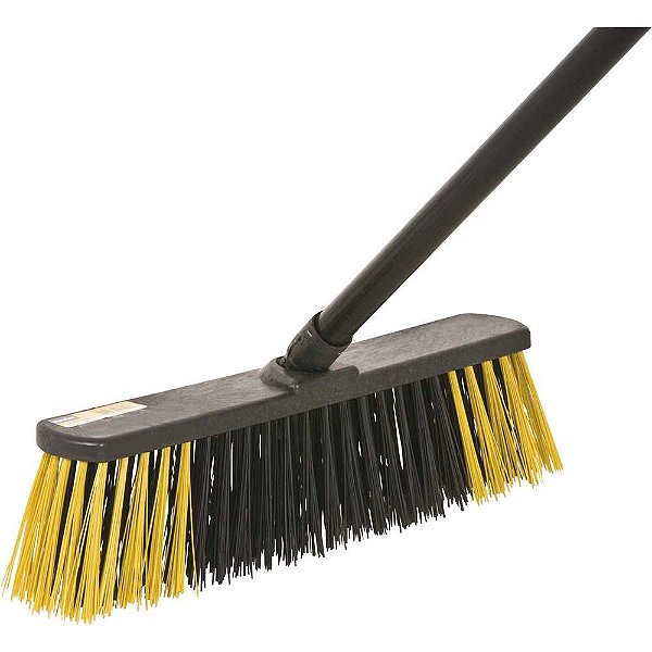 Vassoura tipo gari cepa plástica VD 370 kit com 6 unidades VONDER