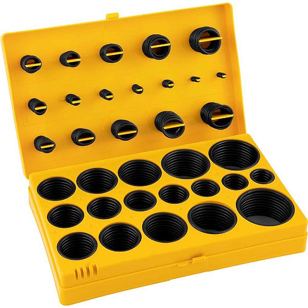 Jogo de anéis de vedação/oring com 419 peças VONDER