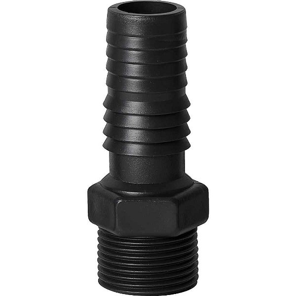 Adaptador com rosca externa para mangueira 2" polipropileno preto AD58N 5 peças REBOUÇAS