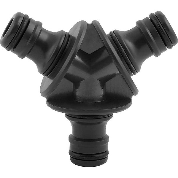 Conector triplo para engate rápido de 1/2" VONDER