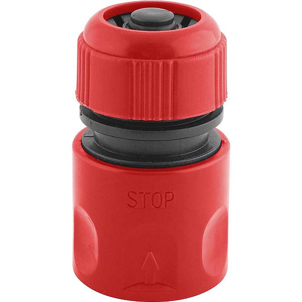 Engate rápido para mangueira 1/2" com bloqueador de fluxo NOVE54
