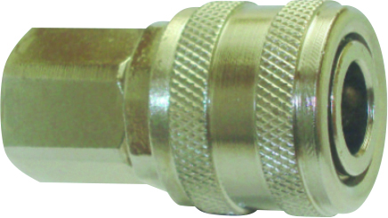 Engate rápido RF-100 ( 11 mm) rosca fêmea 1/4" com esfera R.F - 10 unidades