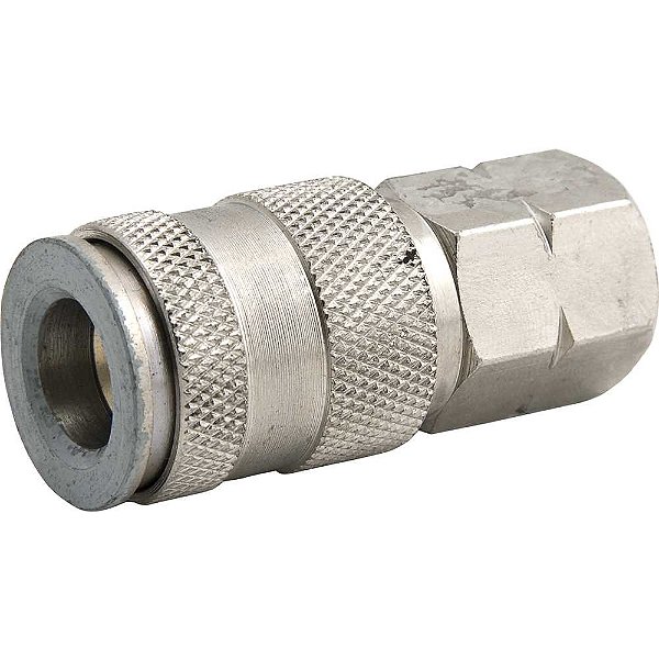 Engate rápido RF-100 ( 11 mm) rosca fêmea 1/4" com esfera R.F - 10 unidades