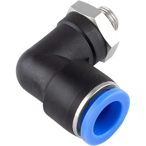 Conexão rápida tipo cotovelo (90 graus) rosca 1/8" BSP 10mm VONDER