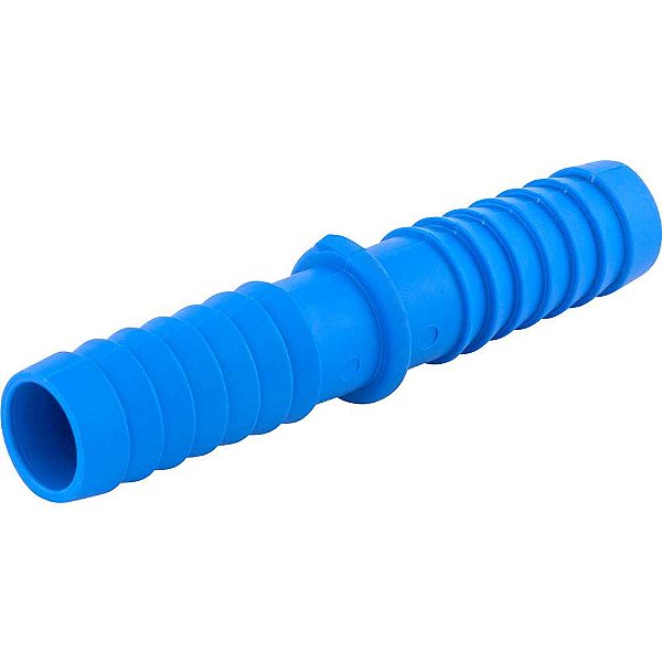 Emenda união interna para mangueira 1" polipropileno azul U53ZN REBOUÇAS - 25 unidades