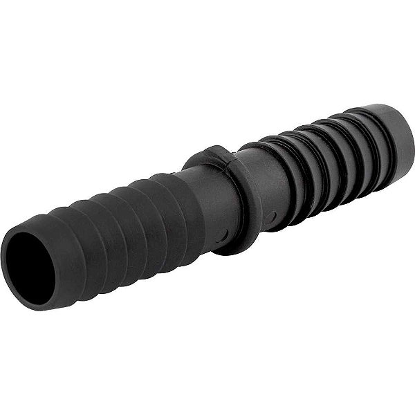 Emenda união interna para mangueira 3/8" polipropileno preto UN50N REBOUÇAS - 25 unidades