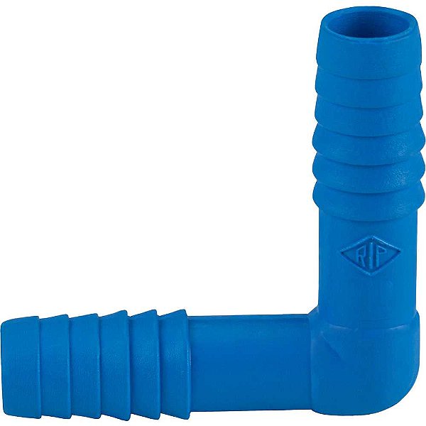 Joelho interno duplo LL (liso / liso) para mangueira 1" polipropileno azul J59ZN REBOUÇAS - 25 unidades