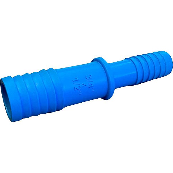 União redução interna 3/4" x 1/2" para irrigação polipropileno azul U54ZN REBOUÇAS - 25 unidades