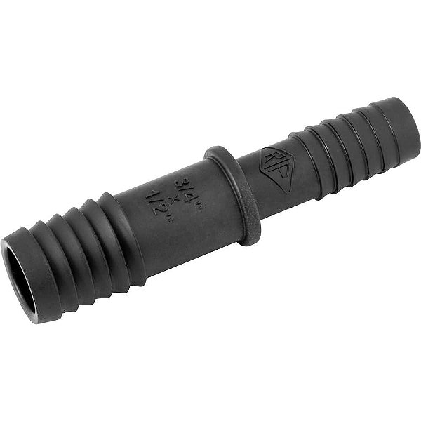 União redução interna 3/4" x 1/2" para irrigação polipropileno preto UN54N REBOUÇAS - 25 unidades