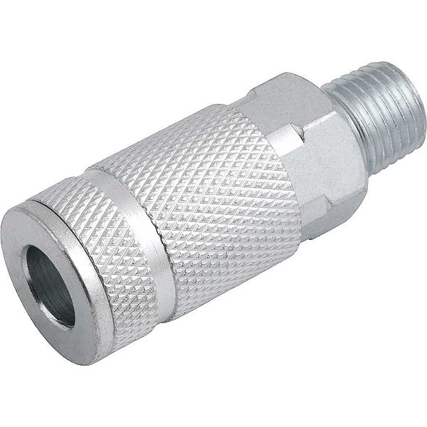 Engate rápido de 1/4" com rosca macho 1/4" NPT com esferas VONDER